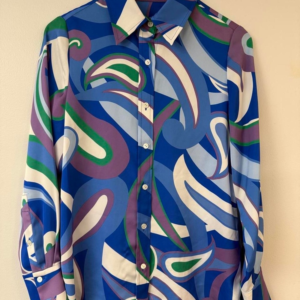 Ramy Brook New York Abstract Print Blouse